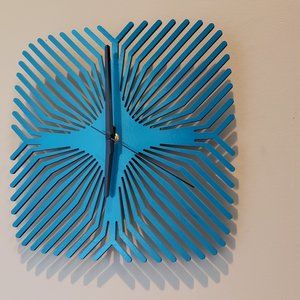 Custom Geometric Pattern Clock